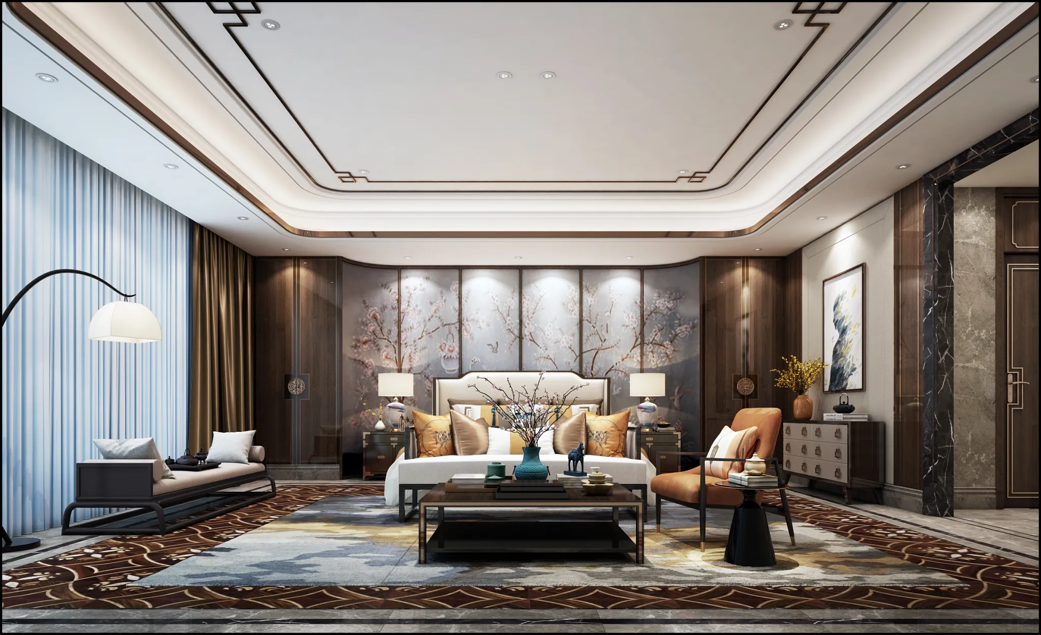 DESMOD INTERIOR 2021 (VRAY) – 4. LIVING ROOM – CHINESE – 027