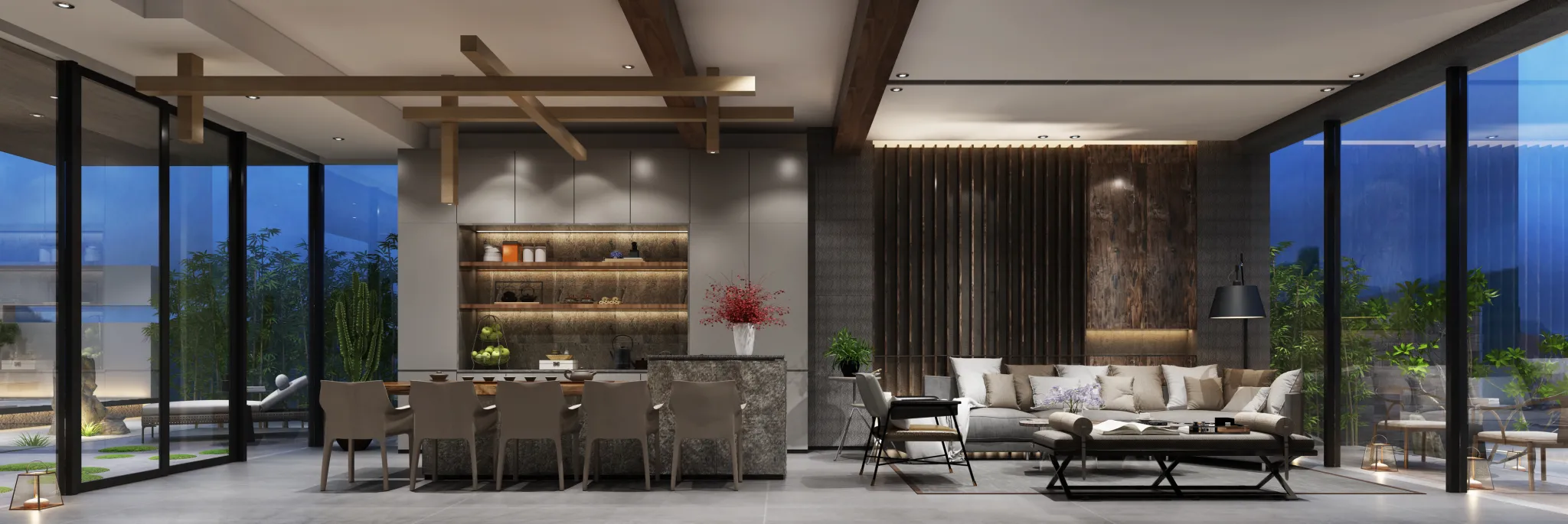DESMOD INTERIOR 2021 (VRAY) – 4. LIVING ROOM – CHINESE – 043