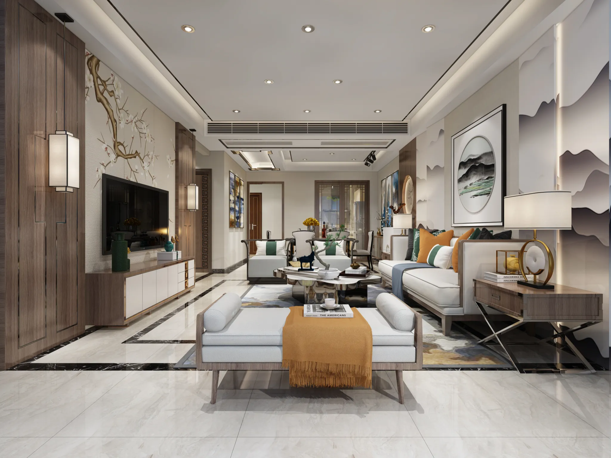 DESMOD INTERIOR 2021 (VRAY) – 4. LIVING ROOM – CHINESE – 067