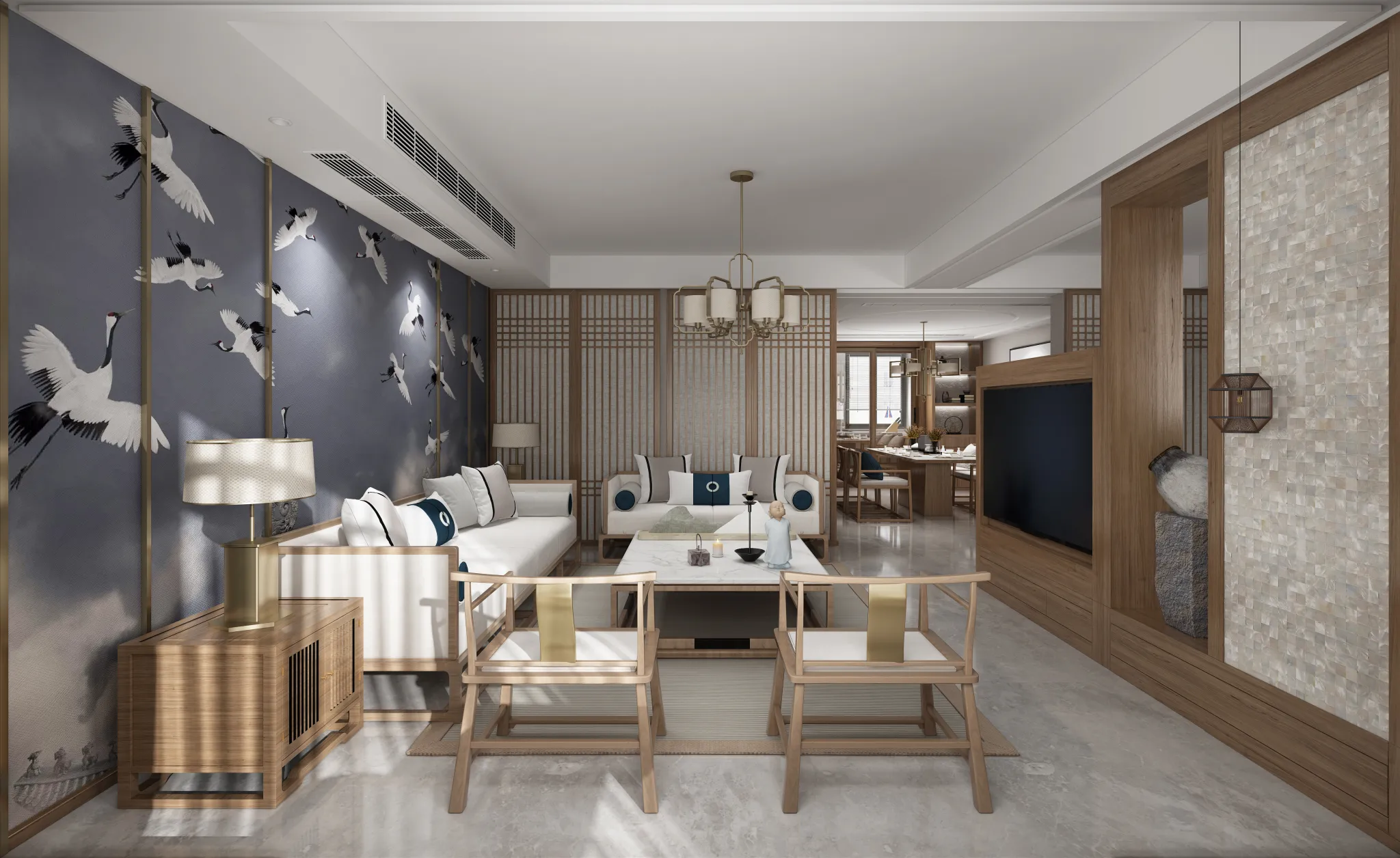 DESMOD INTERIOR 2021 (VRAY) – 4. LIVING ROOM – CHINESE – 068
