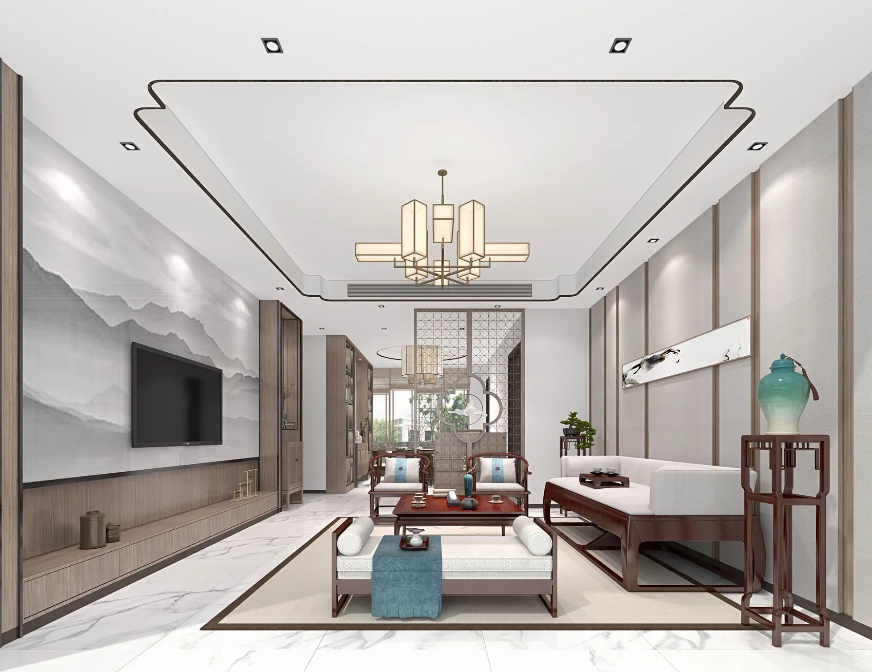DESMOD INTERIOR 2021 (VRAY) – 4. LIVING ROOM – CHINESE – 080