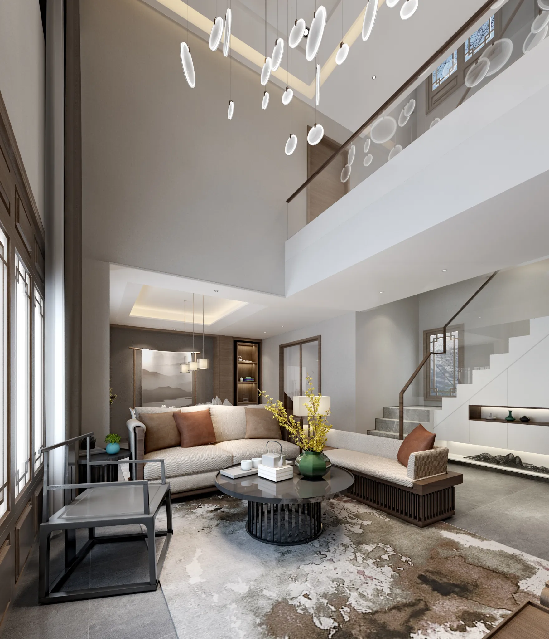 DESMOD INTERIOR 2021 (VRAY) – 4. LIVING ROOM – CHINESE – 088