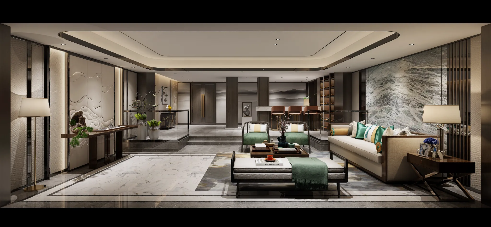 DESMOD INTERIOR 2021 (VRAY) – 4. LIVING ROOM – CHINESE – 090