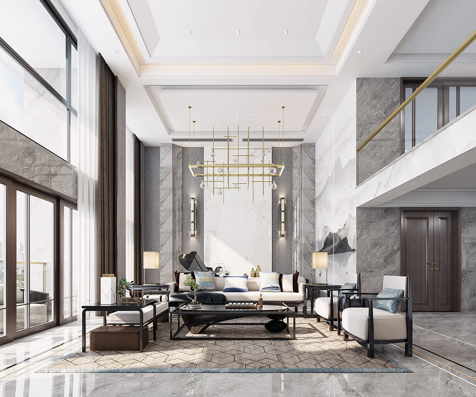 DESMOD INTERIOR 2021 (VRAY) – 4. LIVING ROOM – CHINESE – 109 (1)