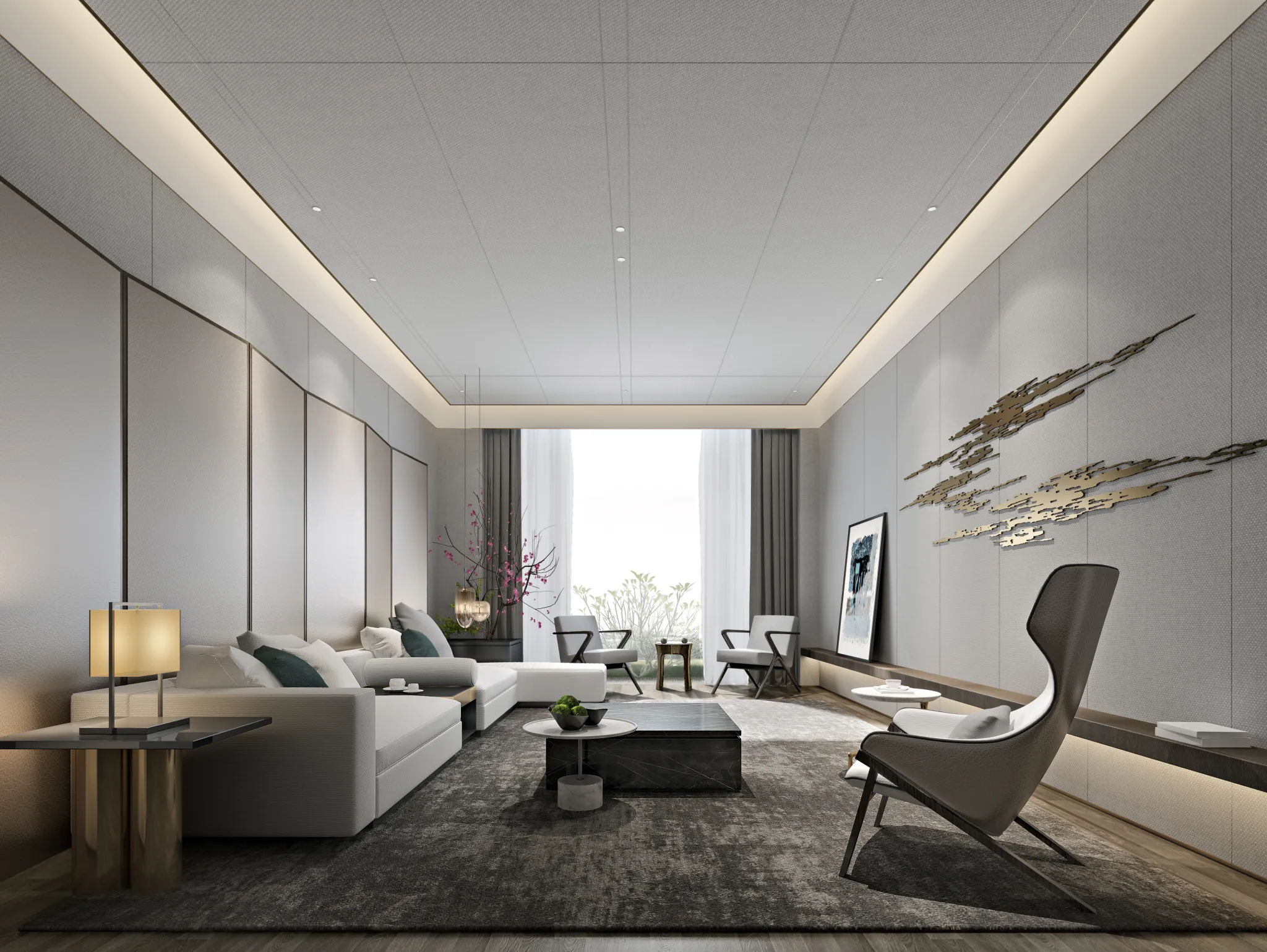 DESMOD INTERIOR 2021 (VRAY) – 4. LIVING ROOM – CHINESE – 119