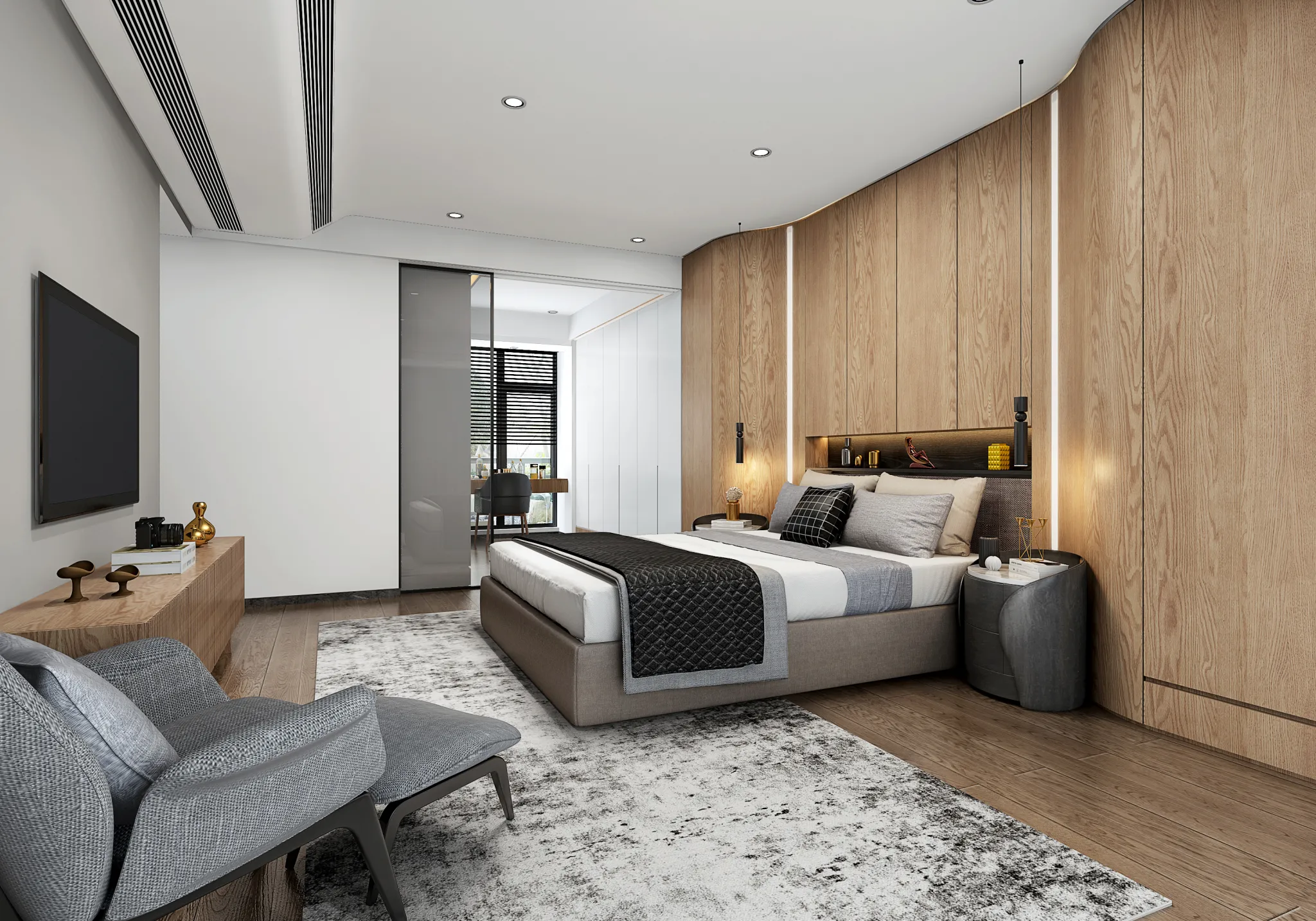 DESMOD INTERIOR 2021 (VRAY)/5. BEDROOM – 1. MODERN STYLES – 011