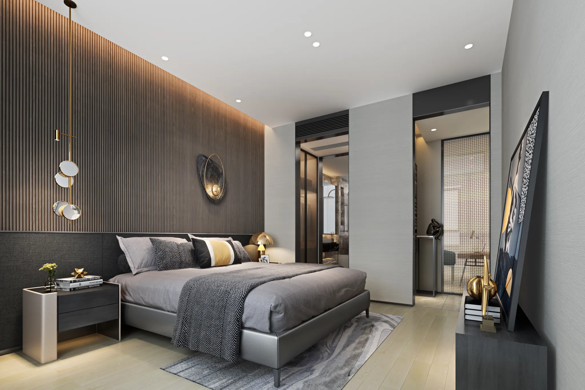 DESMOD INTERIOR 2021 (VRAY)/5. BEDROOM – 1. MODERN STYLES – 190