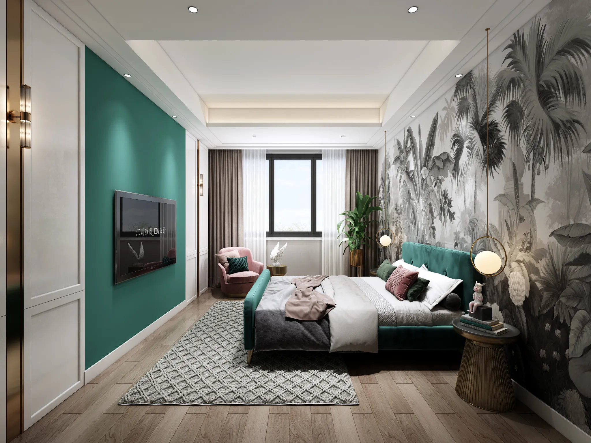 DESMOD INTERIOR 2021 (VRAY)/5. BEDROOM – 1. MODERN STYLES – 233