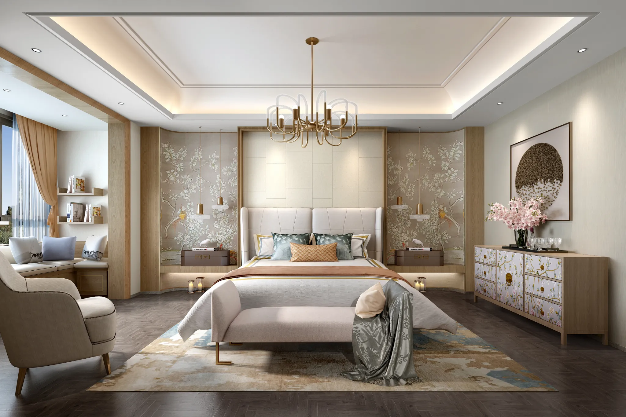 DESMOD INTERIOR 2021 (VRAY)/5. BEDROOM – 2. CHINESE STYLES – 006