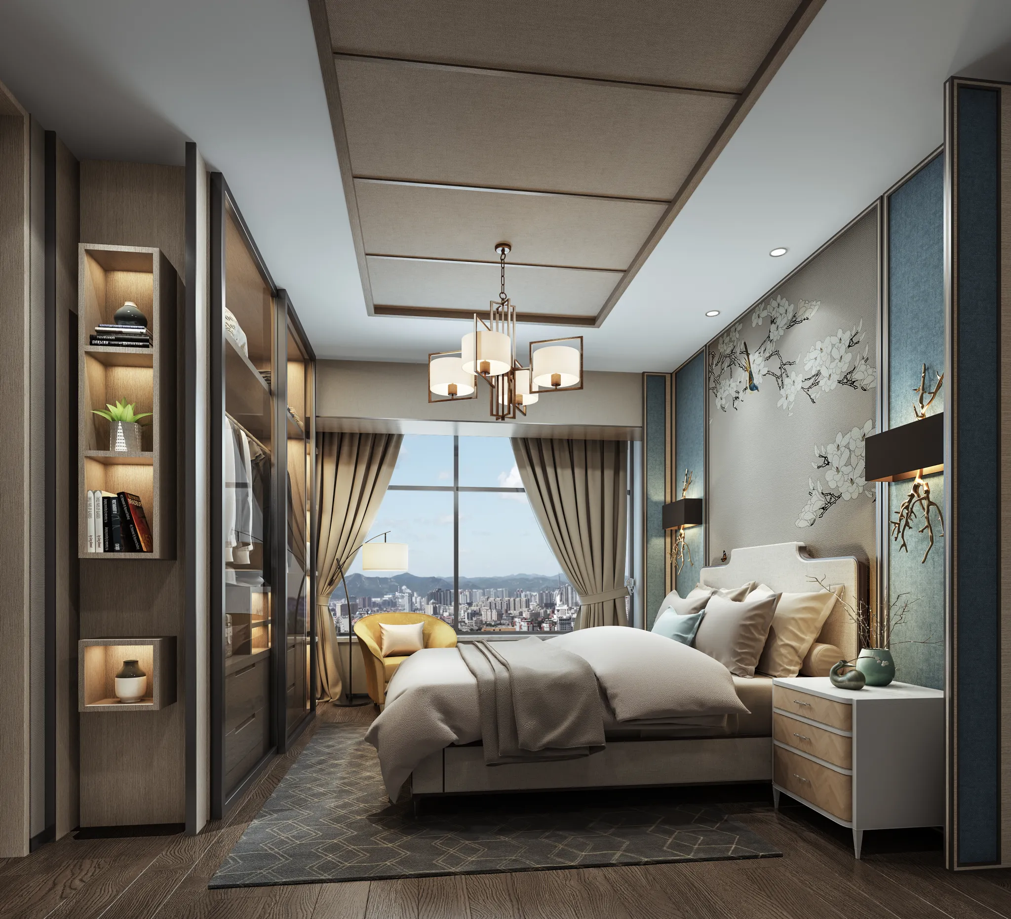 DESMOD INTERIOR 2021 (VRAY)/5. BEDROOM – 2. CHINESE STYLES – 012
