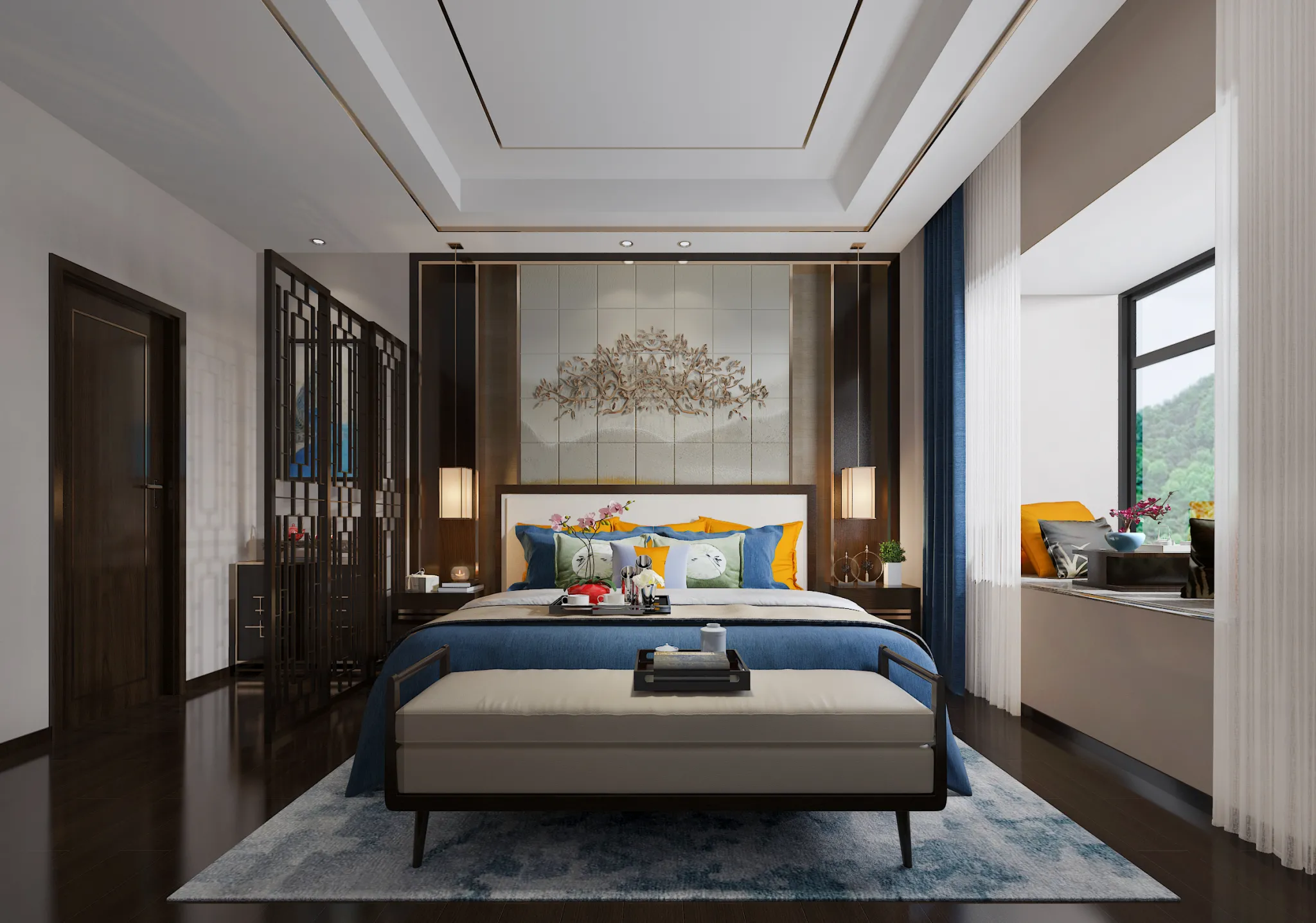 DESMOD INTERIOR 2021 (VRAY)/5. BEDROOM – 2. CHINESE STYLES – 015