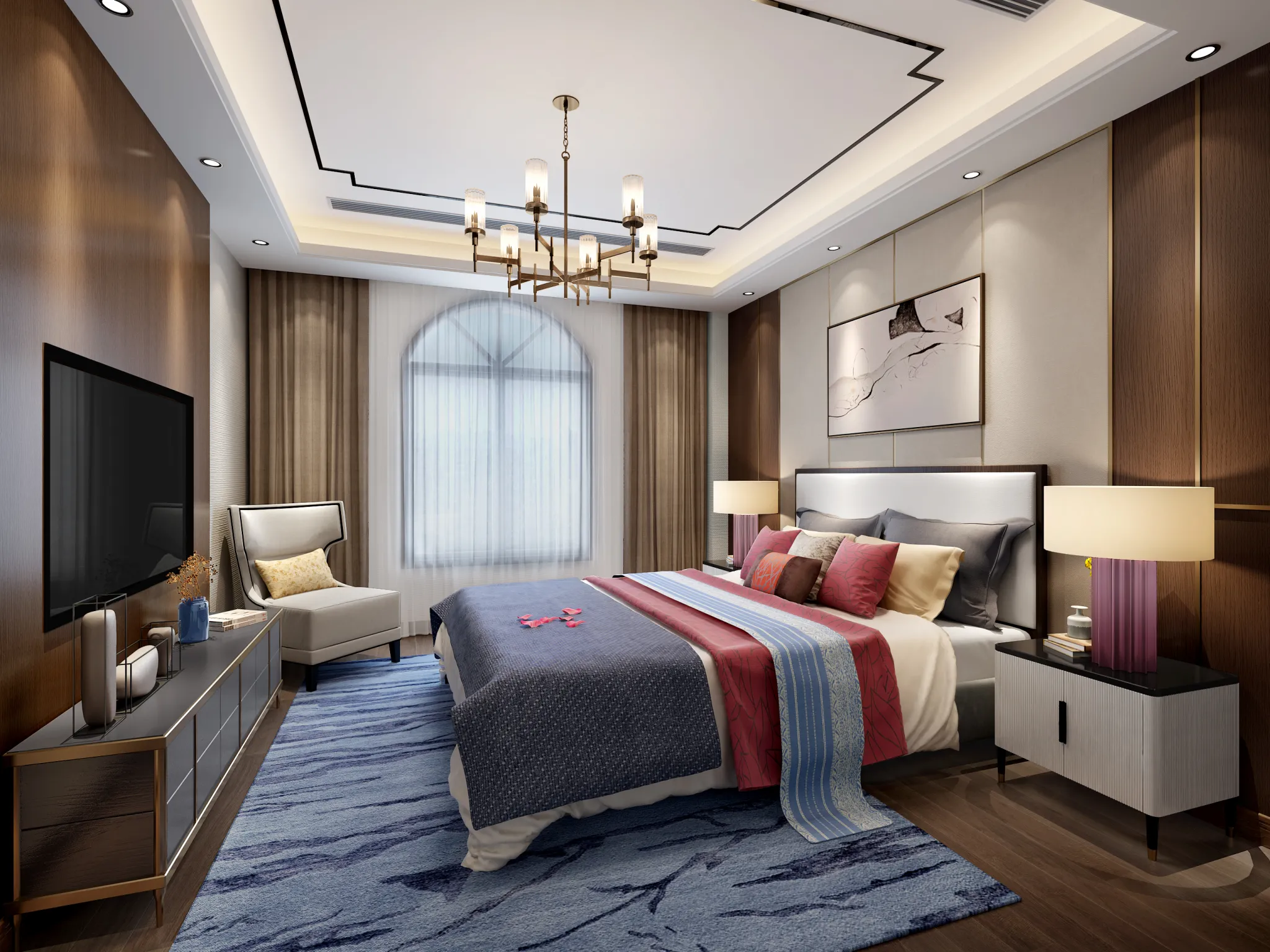 DESMOD INTERIOR 2021 (VRAY)/5. BEDROOM – 2. CHINESE STYLES – 028