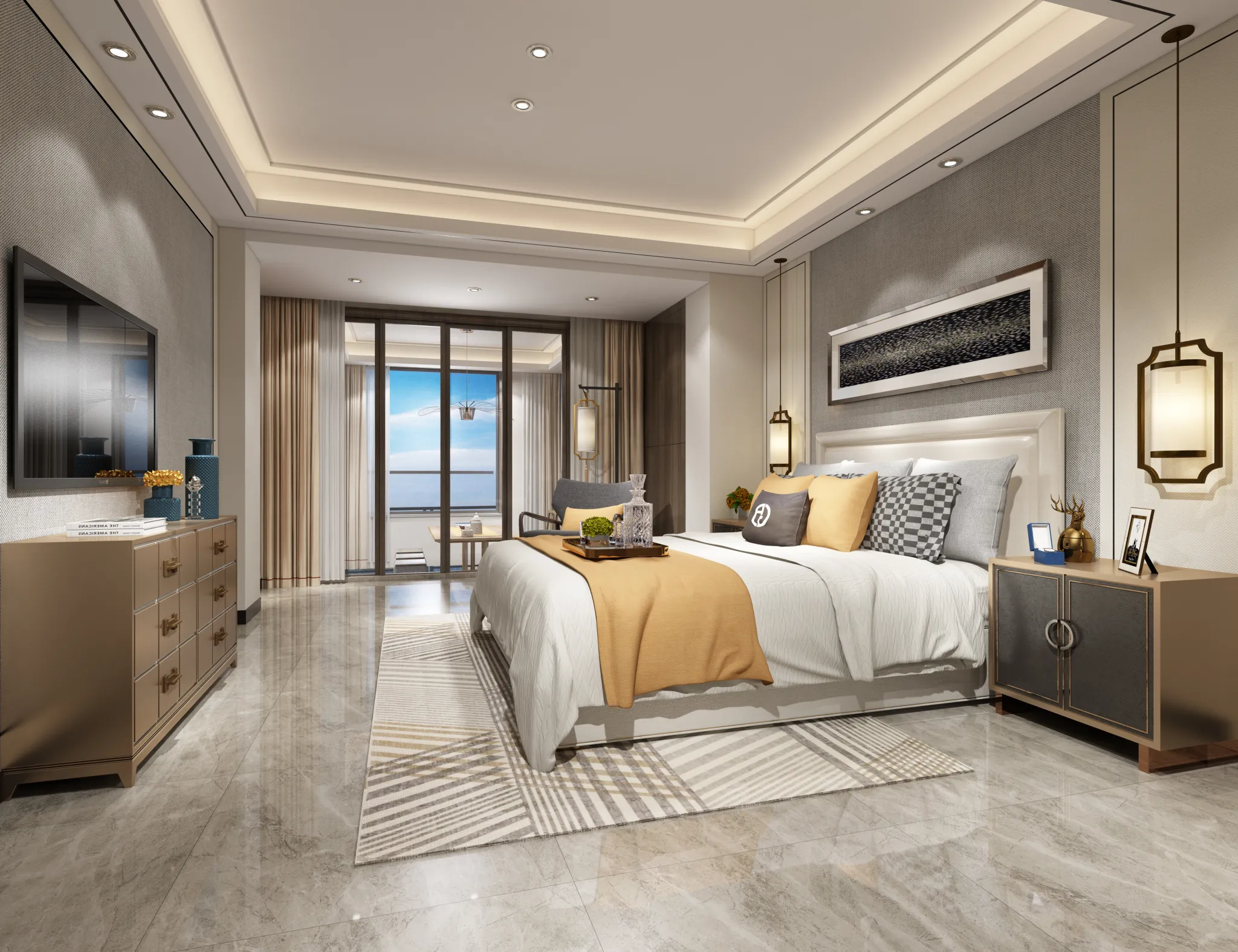DESMOD INTERIOR 2021 (VRAY)/5. BEDROOM – 2. CHINESE STYLES – 032