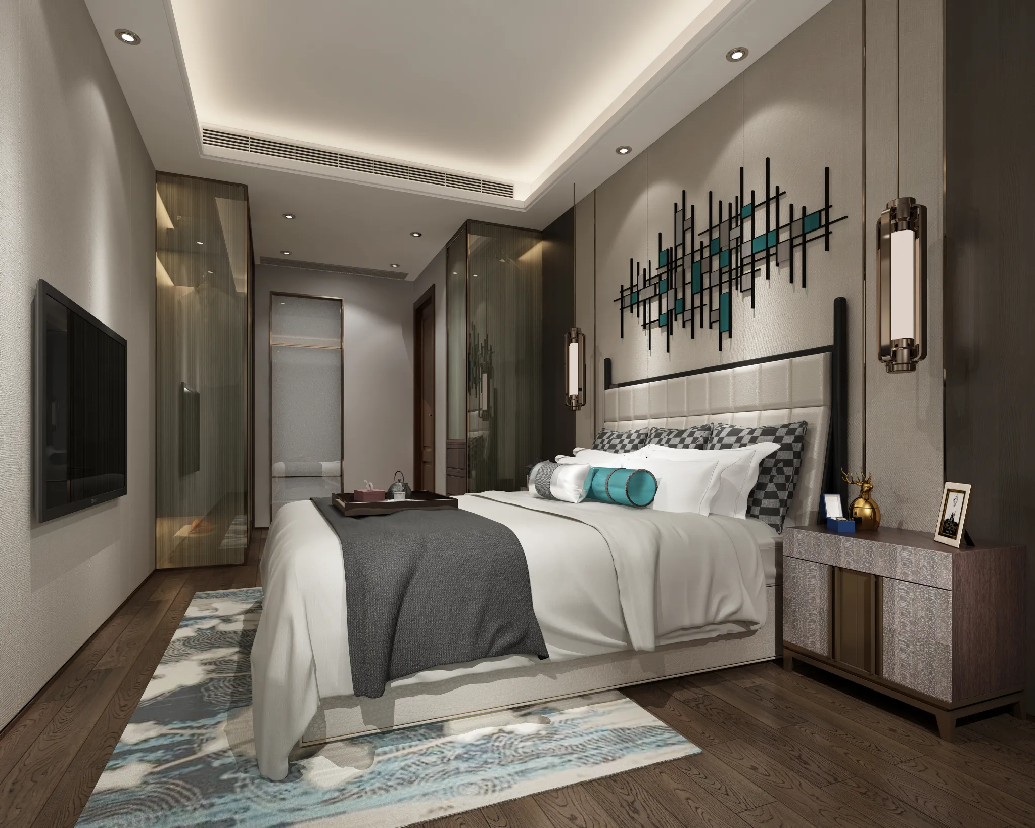 DESMOD INTERIOR 2021 (VRAY)/5. BEDROOM – 2. CHINESE STYLES – 040