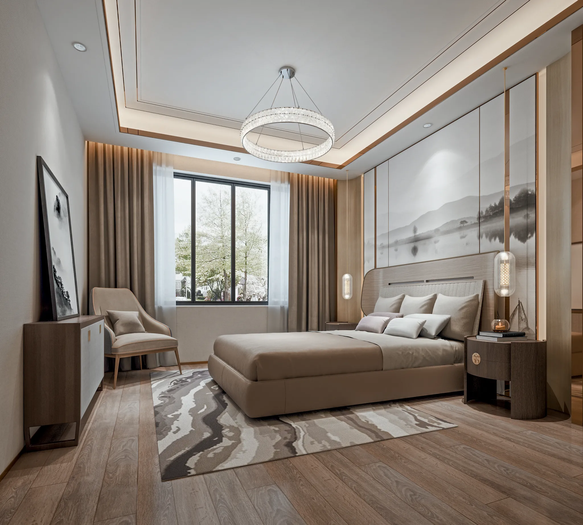 DESMOD INTERIOR 2021 (VRAY)/5. BEDROOM – 2. CHINESE STYLES – 051