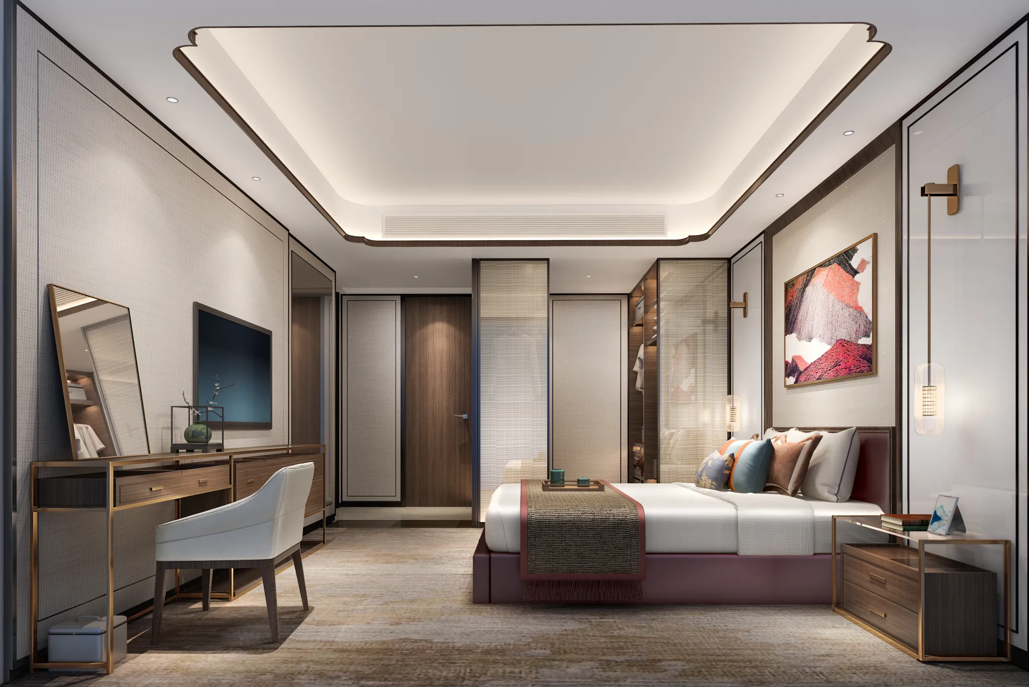 DESMOD INTERIOR 2021 (VRAY)/5. BEDROOM – 2. CHINESE STYLES – 054