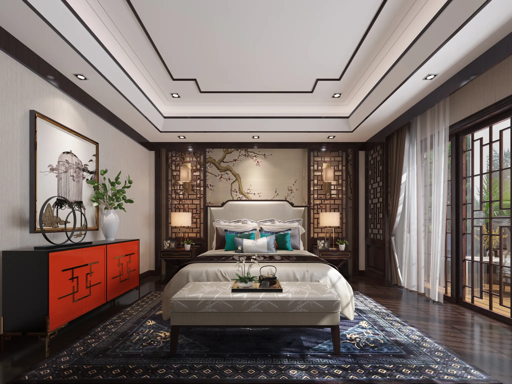 DESMOD INTERIOR 2021 (VRAY)/5. BEDROOM – 2. CHINESE STYLES – 055
