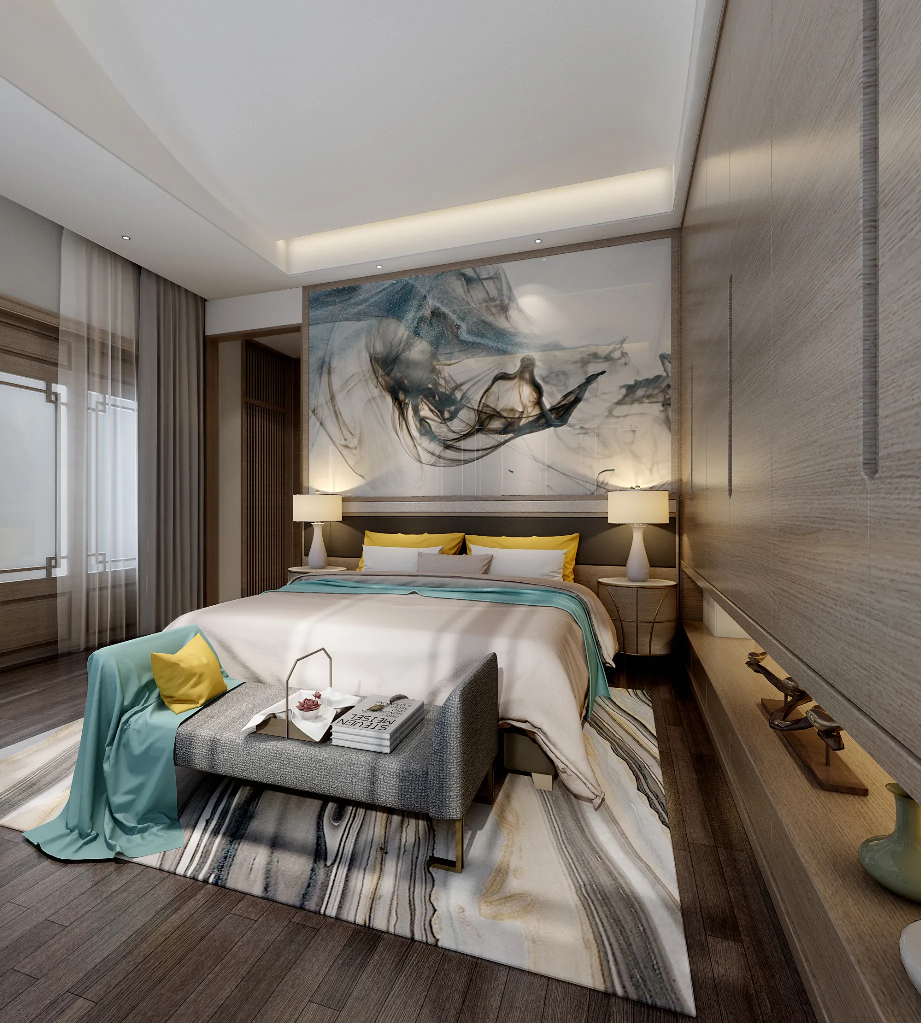 DESMOD INTERIOR 2021 (VRAY)/5. BEDROOM – 2. CHINESE STYLES – 067