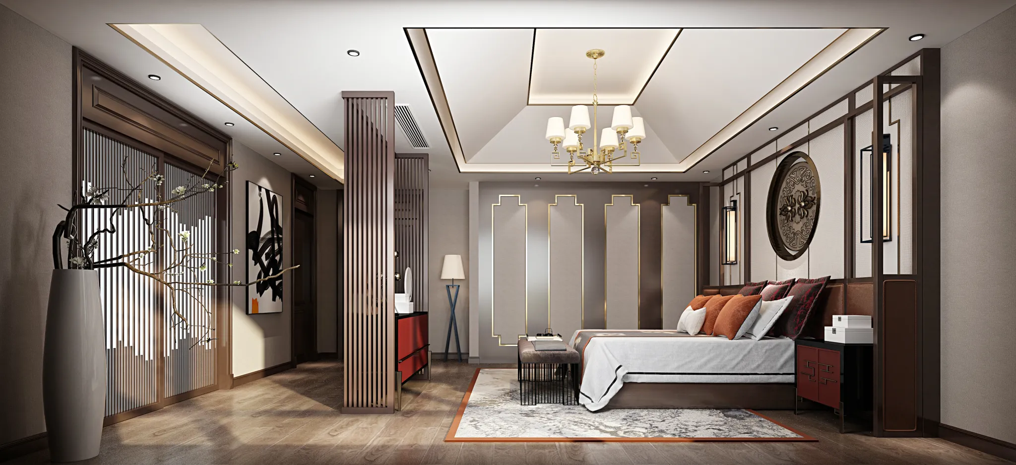 DESMOD INTERIOR 2021 (VRAY)/5. BEDROOM – 2. CHINESE STYLES – 069
