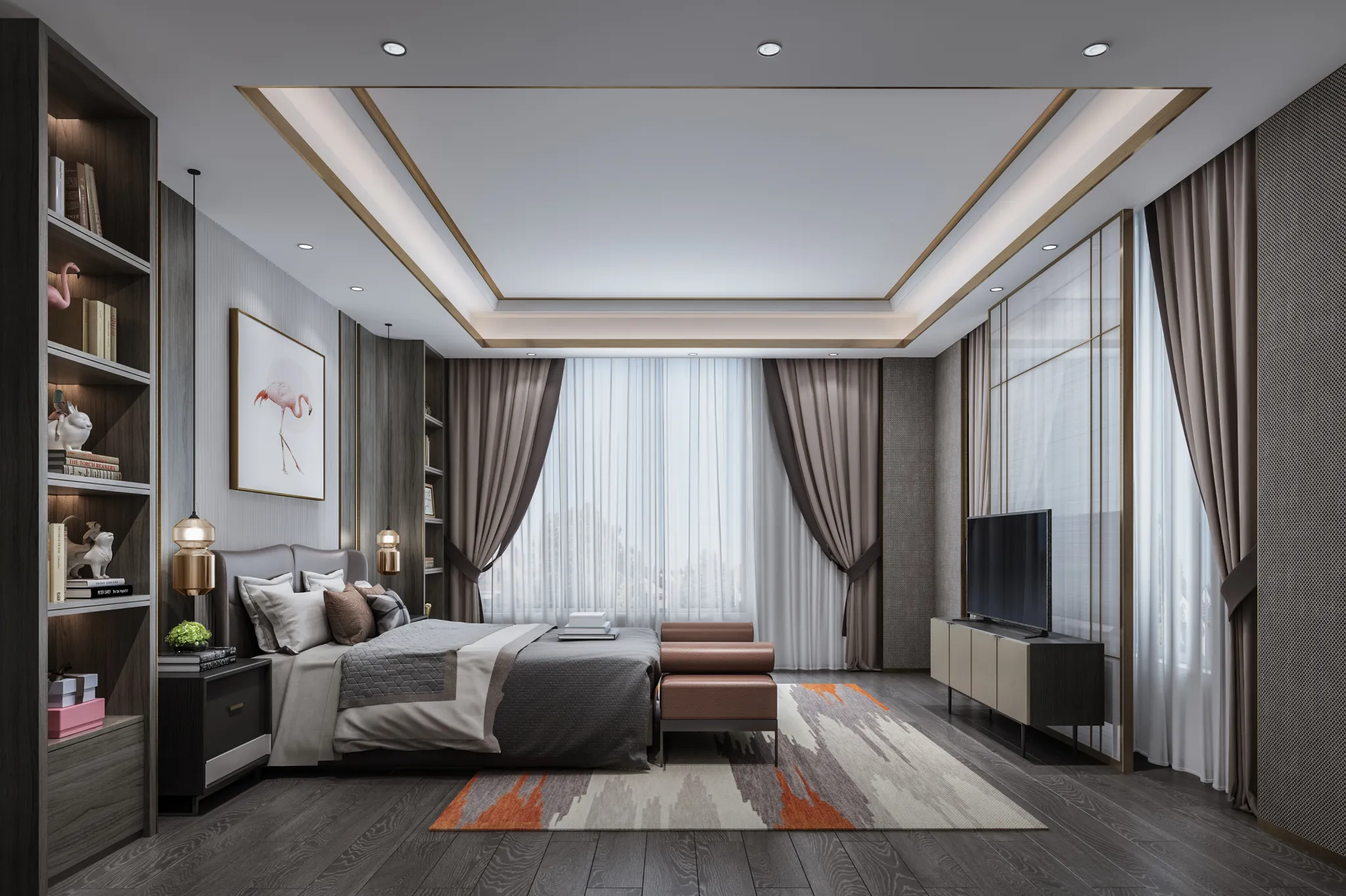 DESMOD INTERIOR 2021 (VRAY)/5. BEDROOM – 2. CHINESE STYLES – 139