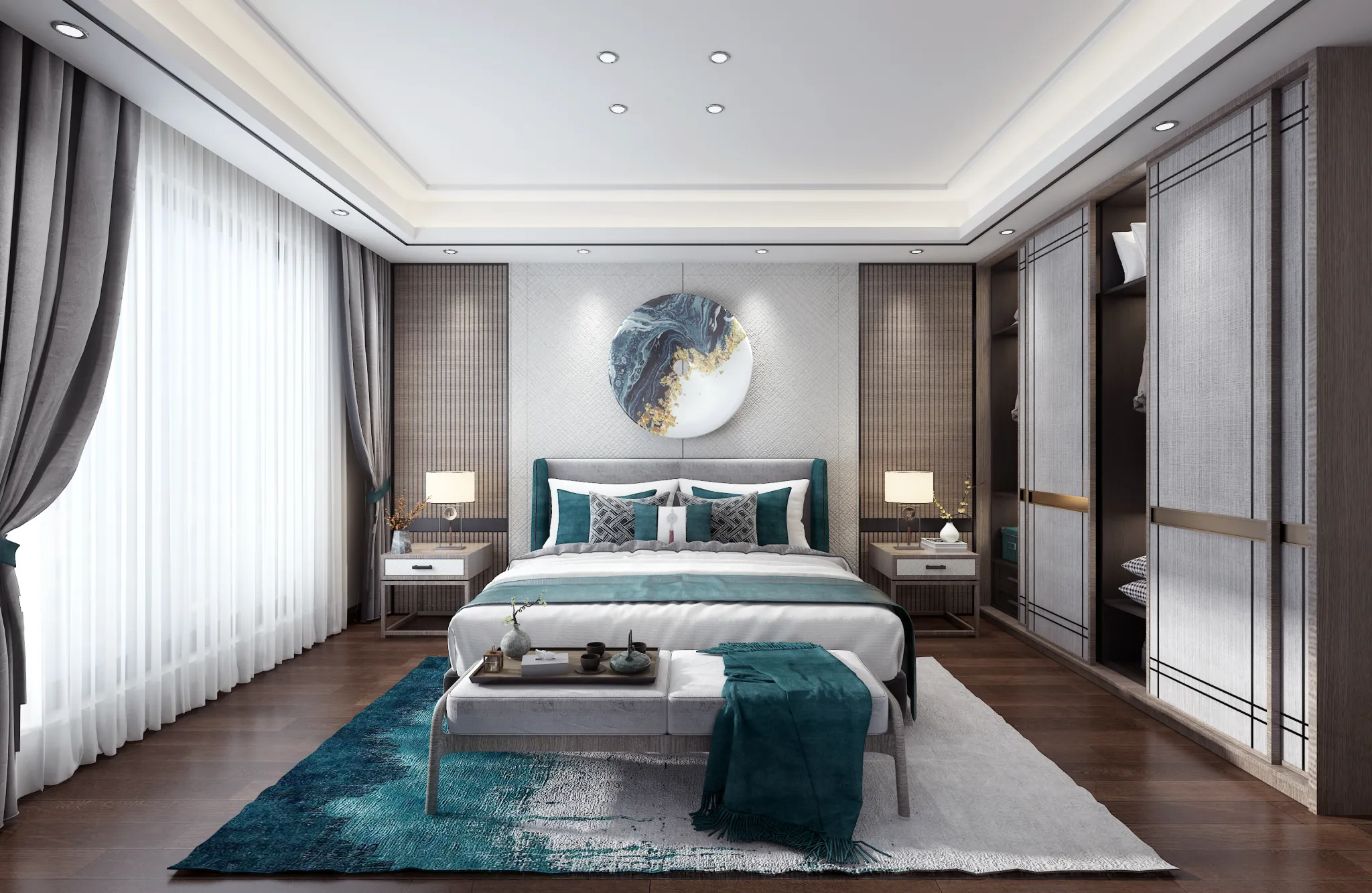 DESMOD INTERIOR 2021 (VRAY)/5. BEDROOM – 2. CHINESE STYLES – 146