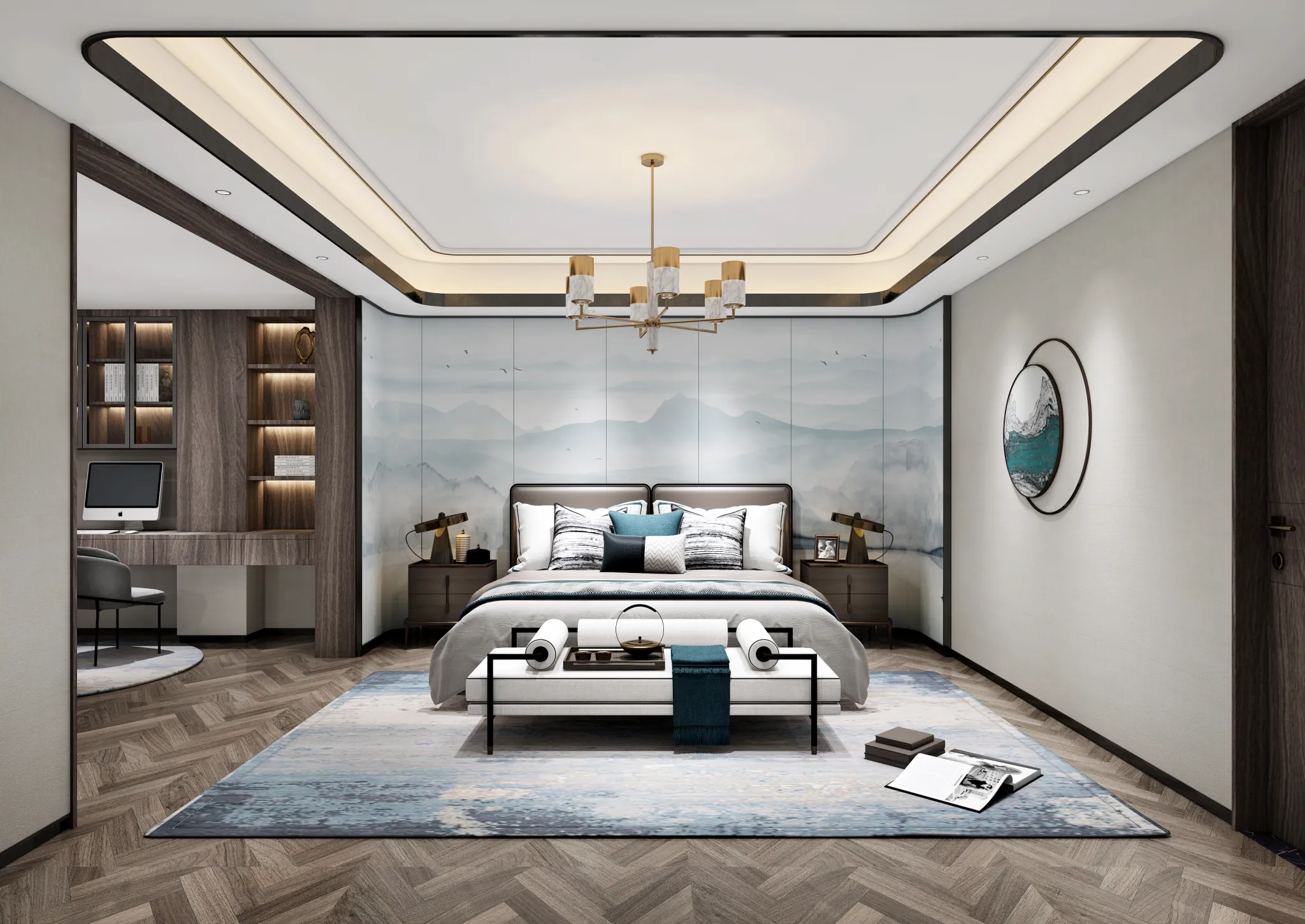 DESMOD INTERIOR 2021 (VRAY)/5. BEDROOM – 2. CHINESE STYLES – 160