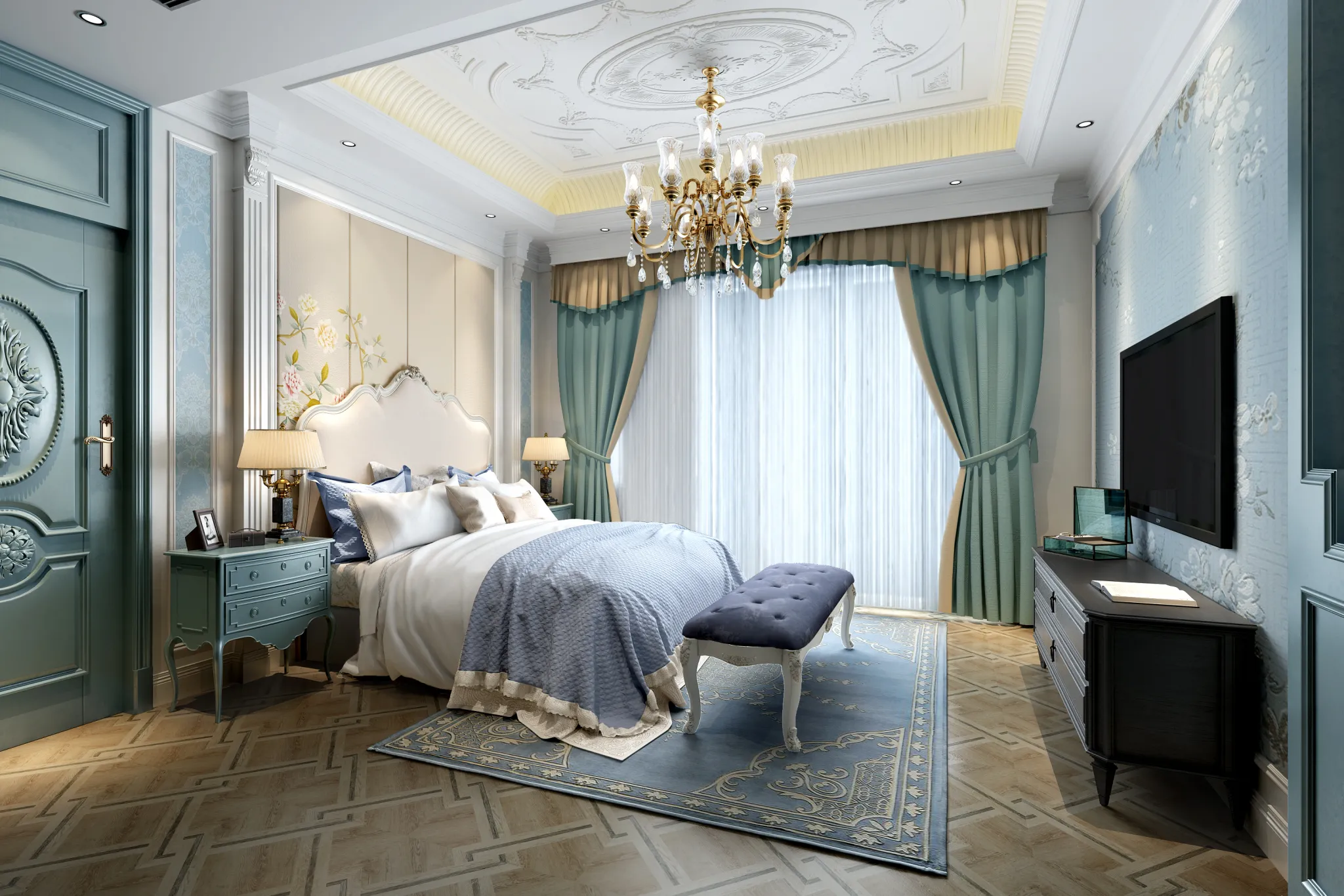 DESMOD INTERIOR 2021 (VRAY)/5. BEDROOM – 3. EUROPEAN – 017