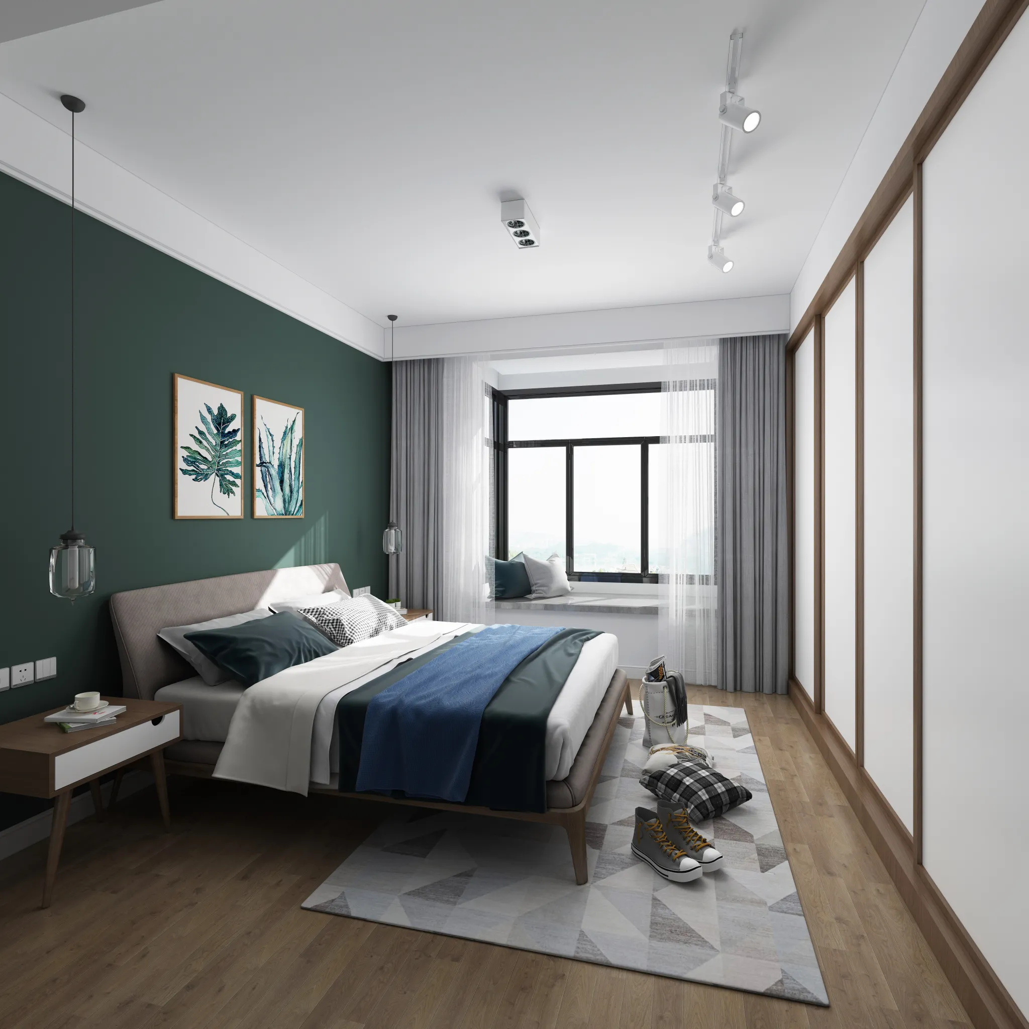 DESMOD INTERIOR 2021 (VRAY)/5. BEDROOM – 4. MIX STYLES – 014