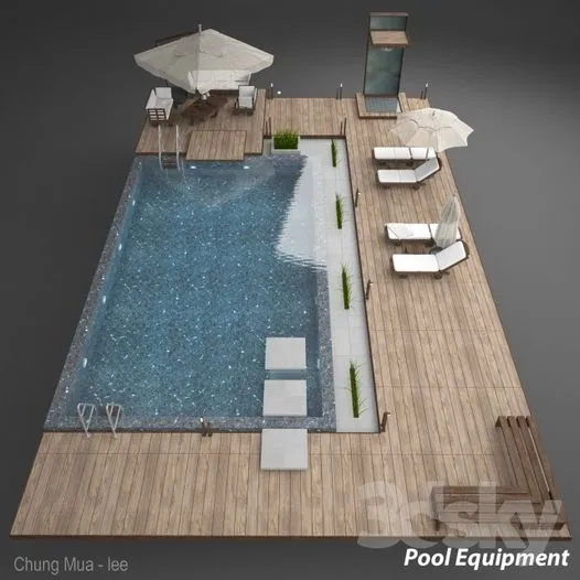 3ds Max Files – Model – 11 – Pool Model – 1 – Pool Model by Phong Ngu