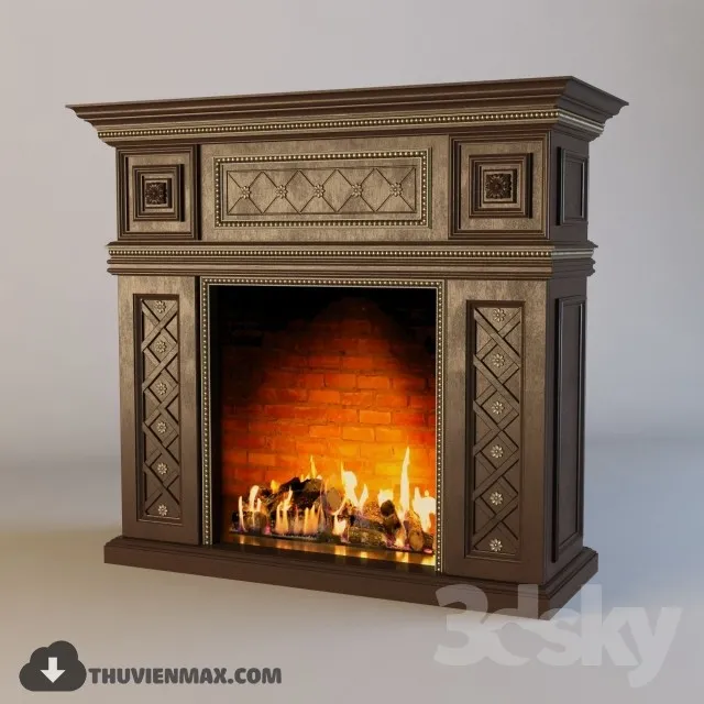 3ds Max Files – Model – 13 – Fireplace Model – 10 – Fireplace by Phong Ngu