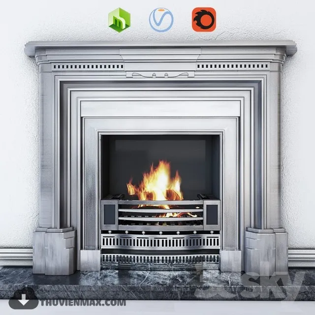 3ds Max Files – Model – 13 – Fireplace Model – 13 – Fireplace by Phong Ngu