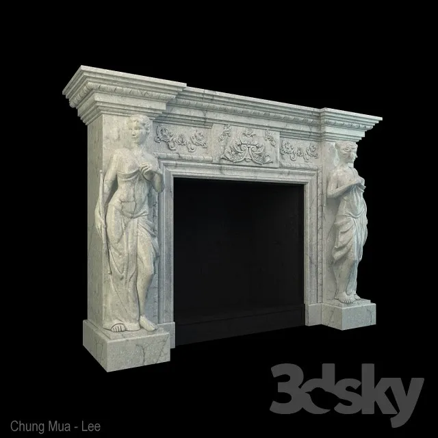 3ds Max Files – Model – 13 – Fireplace Model – 2 – Fireplace by Phong Ngu
