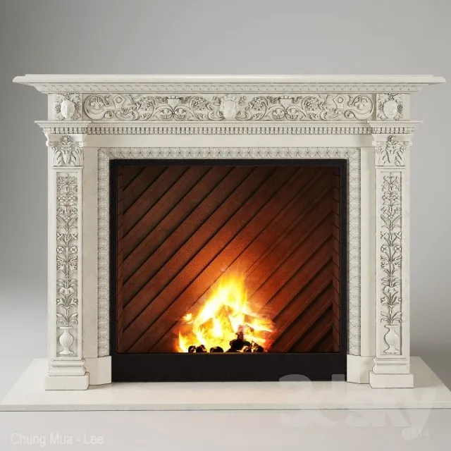 3ds Max Files – Model – 13 – Fireplace Model – 8 – Fireplace by Phong Ngu