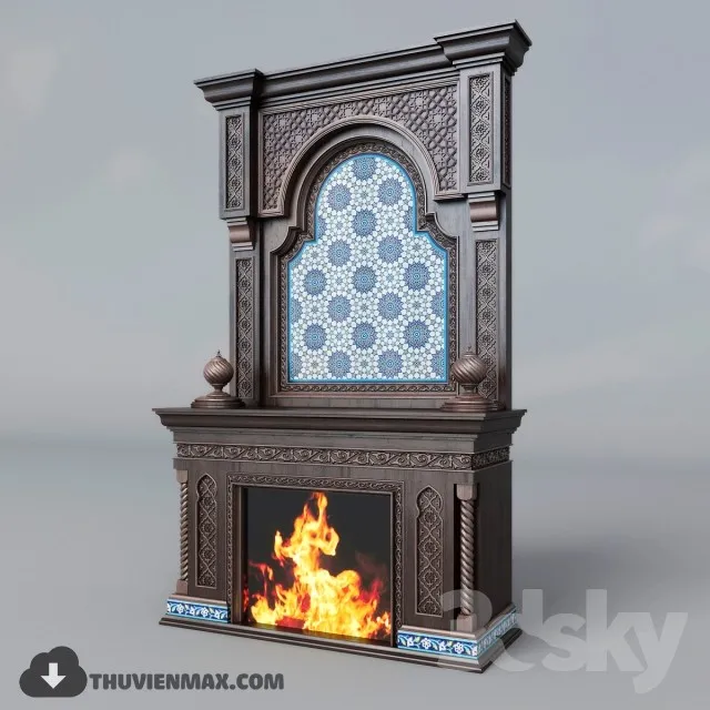 3ds Max Files – Model – 13 – Fireplace Model – 9 – Fireplace by Phong Ngu