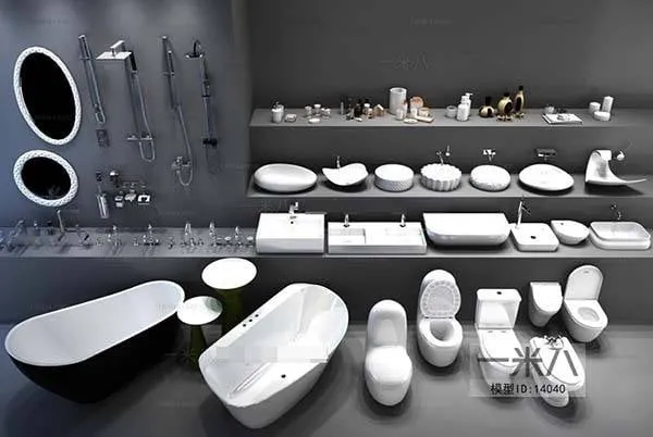 3ds Max Files – Model – 24 – Bathroom Model – 1 – Bathroom Models by x
