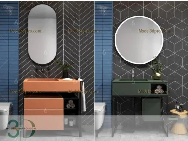 3ds Max Files – Model – 24 – Bathroom Model – 18 – Bathrrom Model by x