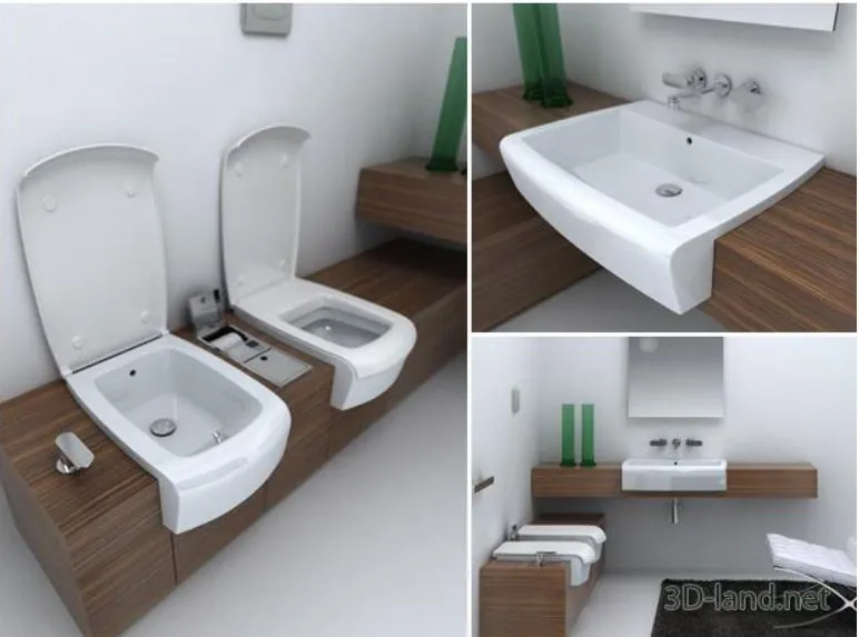 3ds Max Files – Model – 24 – Bathroom Model – 9 – Bathrrom Model by x