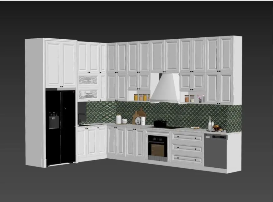 3ds Max Files – Model – 25 – Kitchen Model – 7 – Kitcheen Model By Nguyen The Hung