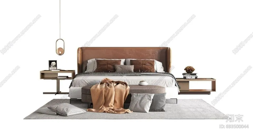 3ds Max Files – Model – 5 – Bed Model – 6 – Bed-Model-215-By-Leo-Nguyen