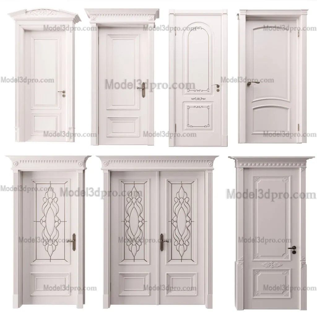 3ds Max Files – Model – 9 – Door – 5 – Door Model by x