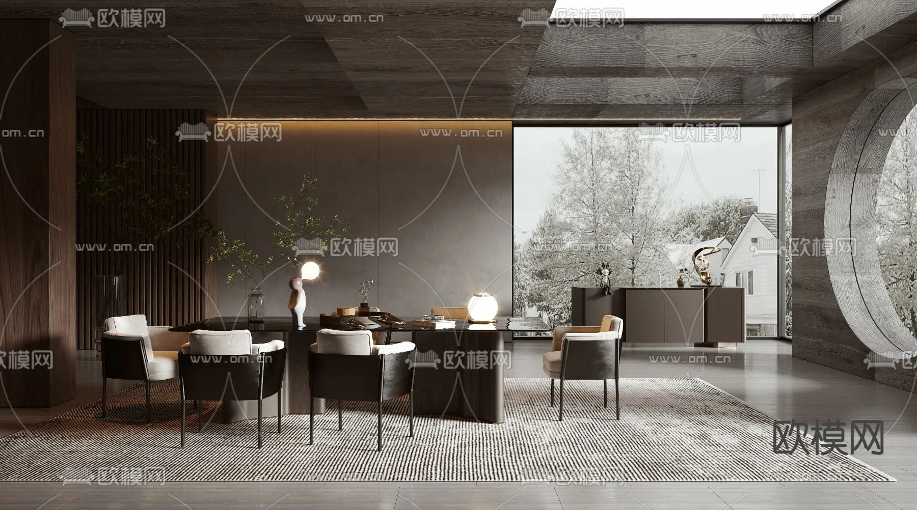 3ds Max Files – Scene – Interior scene – 13 – Dinningroom Scene – 4 – Dinningroom Scene by Phong Ngu