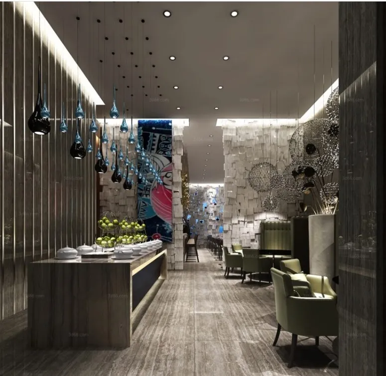 3ds Max Files – Scene – Interior scene – 3 – Cafe Scene – 4 – Cafe Scene By NguyenMinhDuc 3