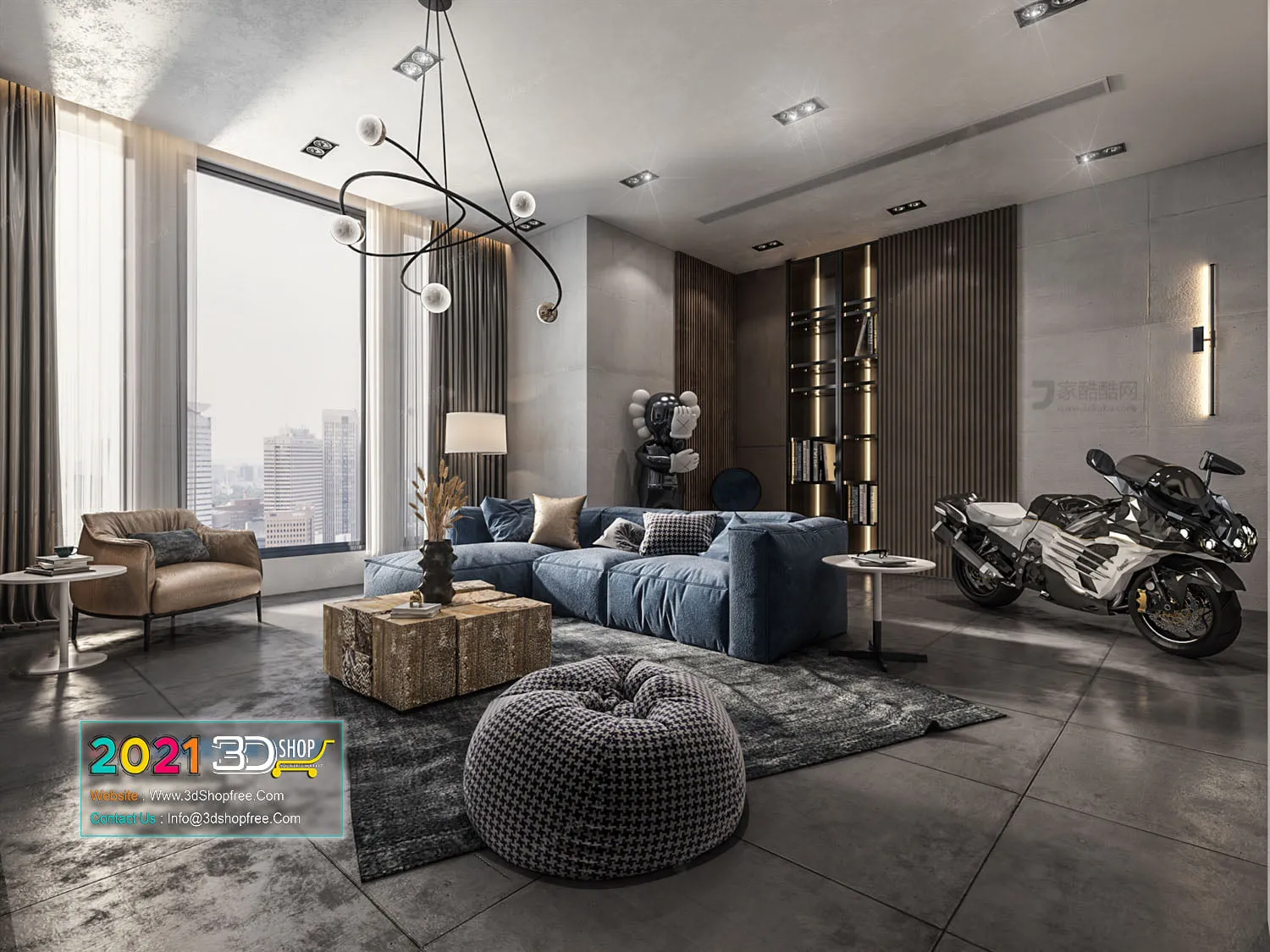 3ds Max Files – Scene – Interior scene – 5 – Livingroom Scene – 65 – Livingroom Scene By Arc Cao Son