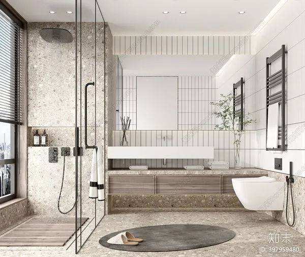 3ds Max Files – Scene – Interior scene – 6 – Bathroom Scene – 1 – Bathroom Scene by Minh Nguyen