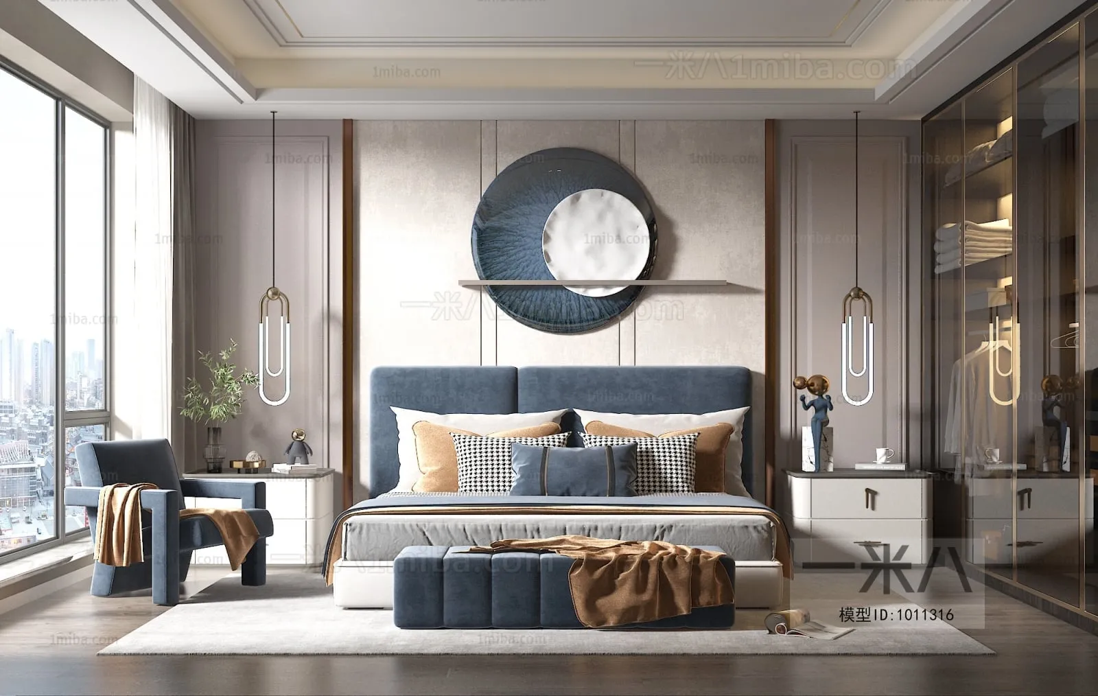 3ds Max Files – Scene – Interior scene – 7 – Bedroom Scene – 26 – Bedroom Scene By Gray Studjo