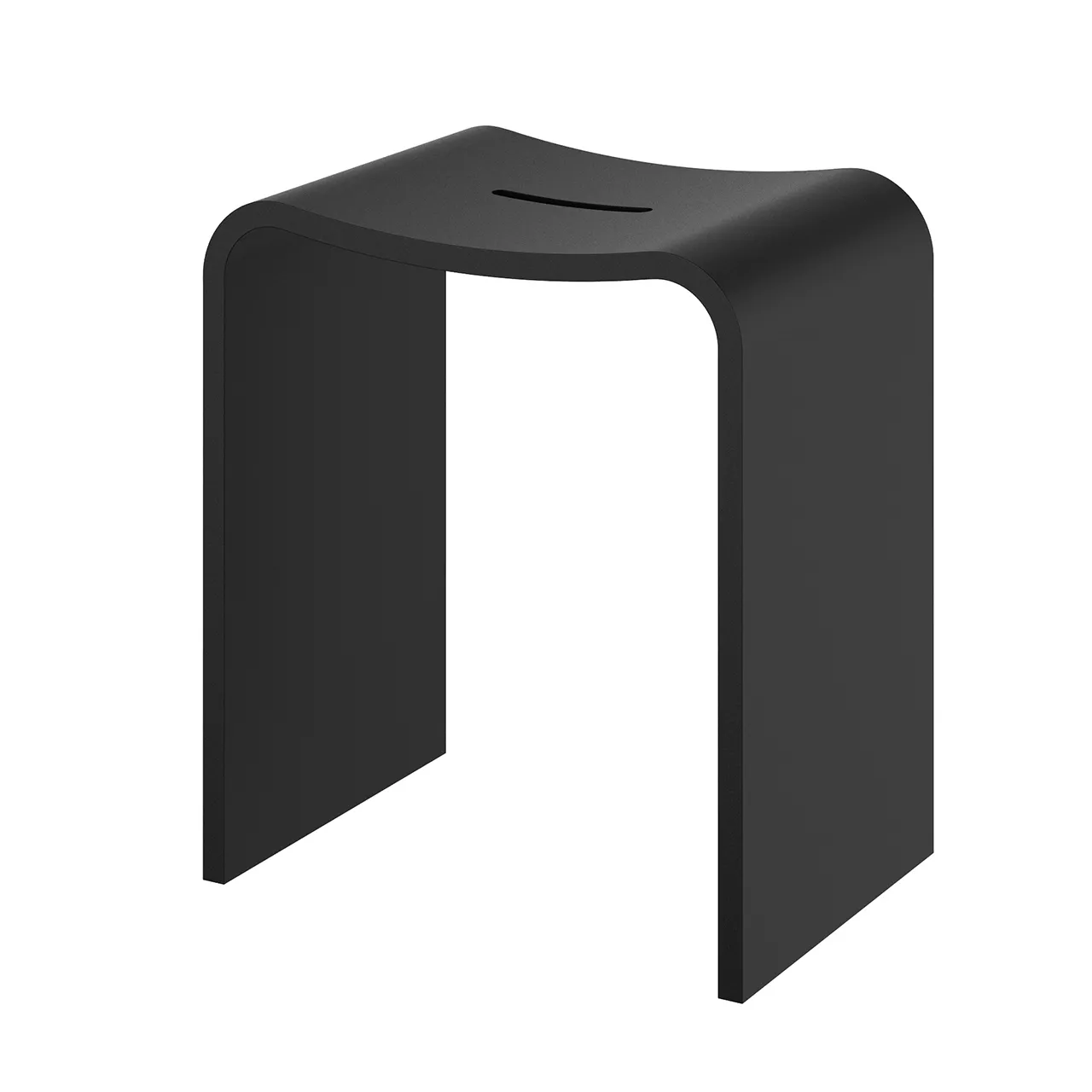 Bathroom – black-stone-shower-stool-by-decor-walther