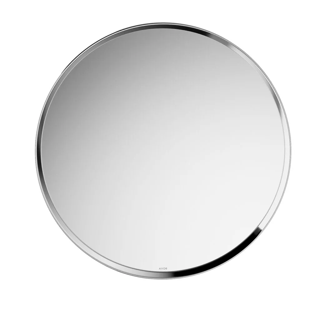 Bathroom – uc-round-framed-wall-mounted-metal-mirror-by-axor