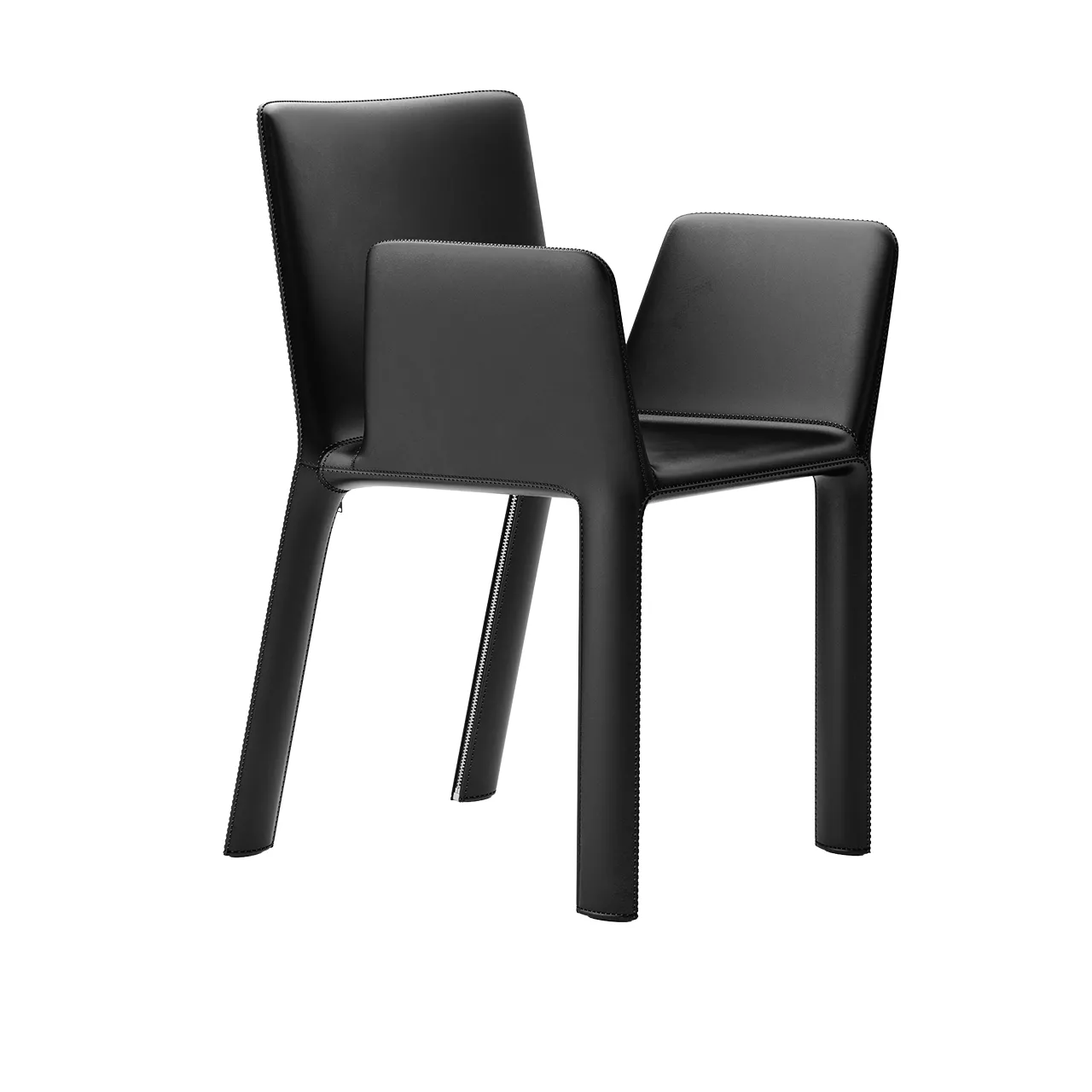 Furniture – joko-leather-armrest-chair-by-kristalia