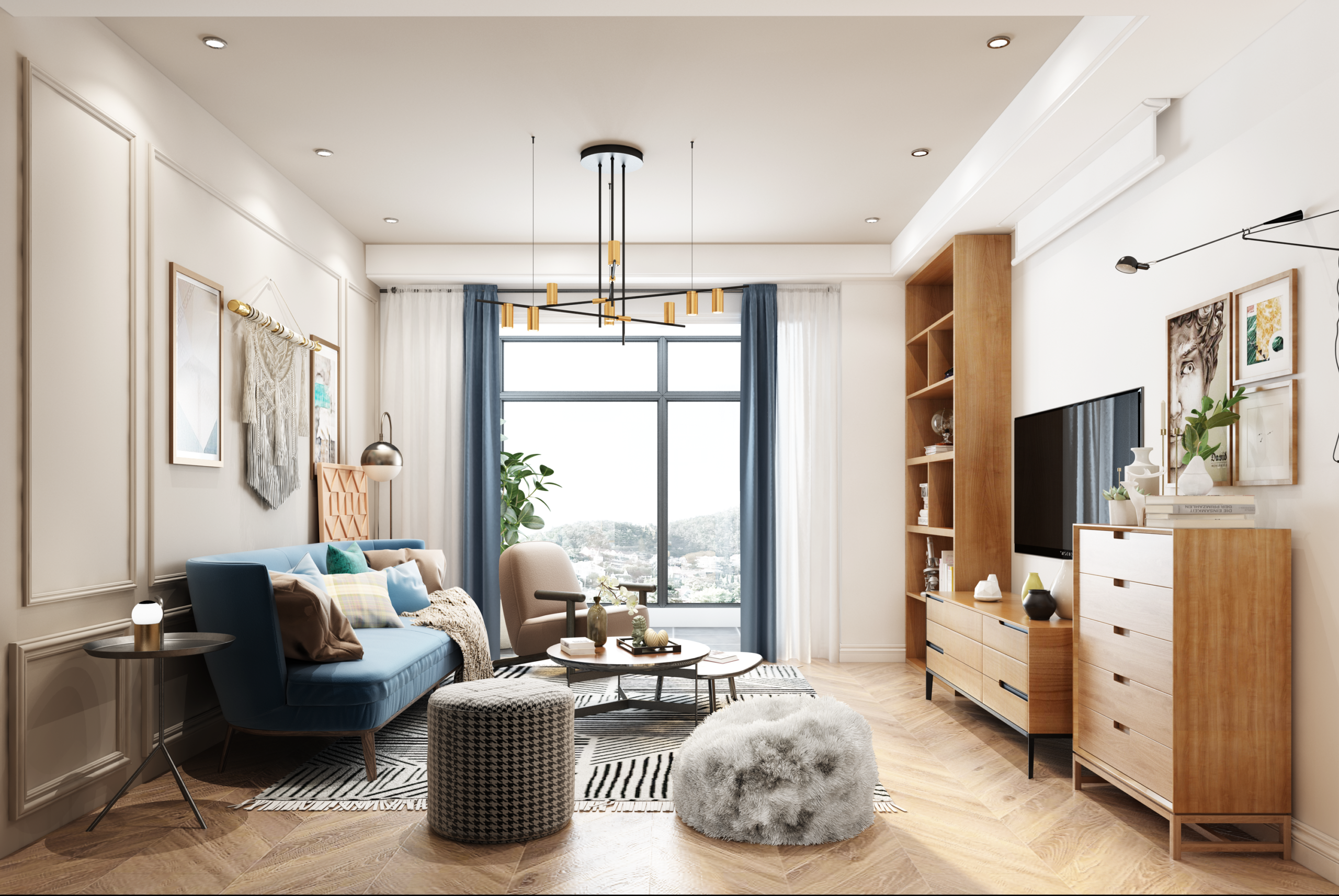 DESMOD INTERIOR 2021 (VRAY) – 1. LIVING ROOM – MODERN – 222