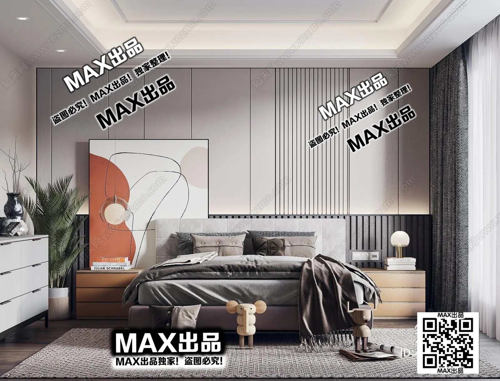 3DS MAX SCENES – LIVING ROOM – 006